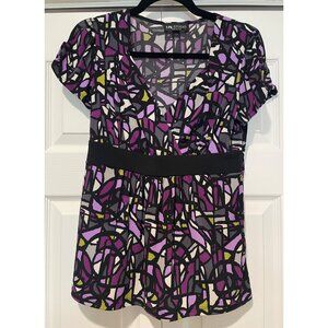 Vtg Y2K IN Studio Womens Babydoll Top Size PM Goblincore Indie Dainty Dark Fairy